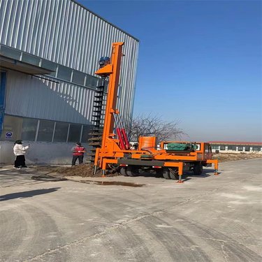 供应螺旋打桩设备 房屋地基打孔机 工地加固钻机 步履式打桩机