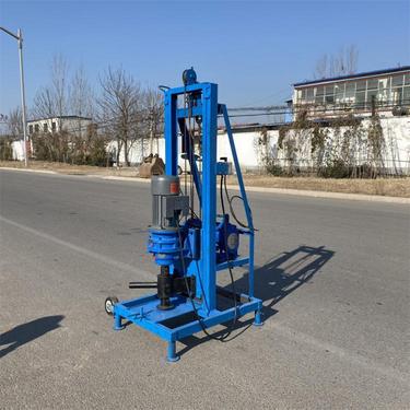 供应液压土层钻井机家用水井钻机折叠打井机