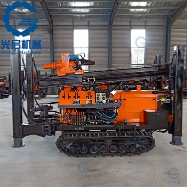 光启气动180岩石钻机180米深孔岩石钻井机 液压勘探取芯设备