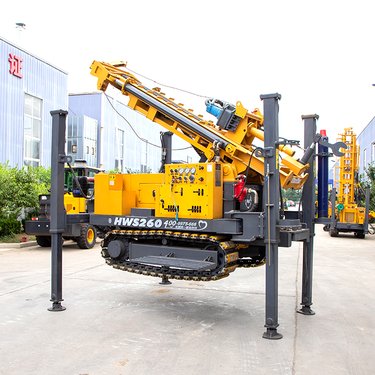 恒旺HQZ260L气动水井钻机一天一口井深孔打井机