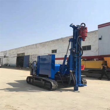 岩石隧道开山钻孔机 全液压注浆加固钻机 全新履带可伸缩潜孔钻机