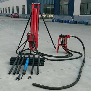 供应久钻100型全风动潜孔钻小型潜孔钻机操作视频图片