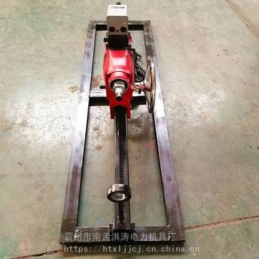 广东 地下管道打眼机 小型穿越马路钻机 液压过路钻孔机 洪涛电力