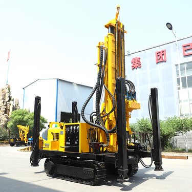 恒旺 320米打井机器 履带钻机 水井钻机 气动打井