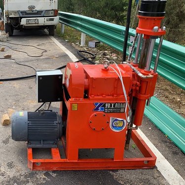 注浆钻机 坑道钻 地基加固电动液压打孔机 50钻头注浆一体