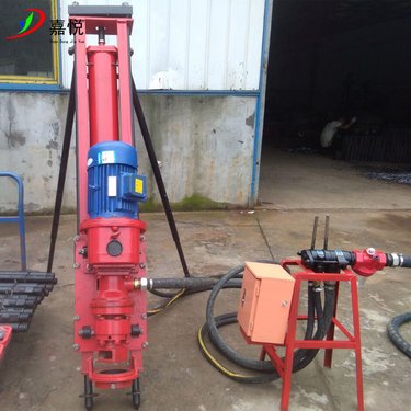 嘉悦20米小型岩石钻孔机 矿山爆破孔钻机 气动冲击式潜孔钻
