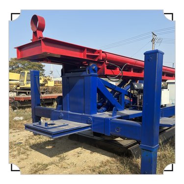 抗浮自行走旋喷桩施工钻机钢管桩钻机注浆加固