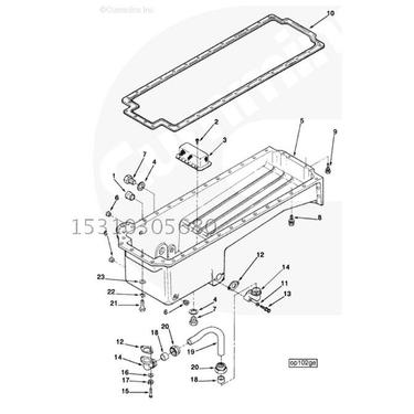 陇南市Cummins康明斯柴油发动机 4917963-20 水管支架 TZ-10 拖装钻机