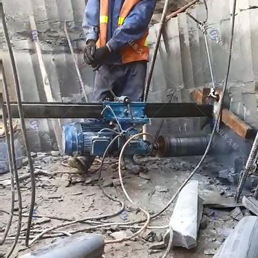 水平款工程水磨钻机 三相电混凝土钻孔取芯钻机 横向隧道打孔钻机