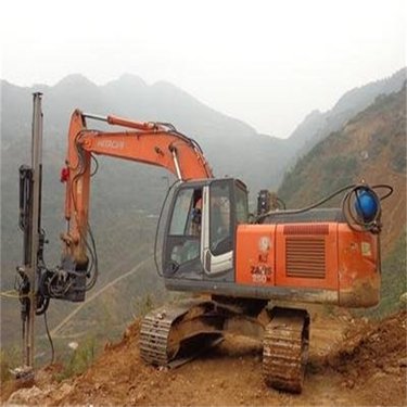 中德联合 矿山隧道液压凿岩钻机挖掘机改装钻安装拆卸方便
