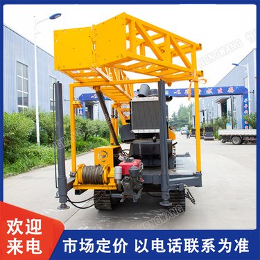 牵引式探矿钻井机 千米深井取芯打井钻机 噪音低 厂家直发 恒旺