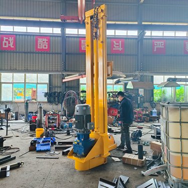 挖掘机改装打桩机 手柄遥控操作挖改钻机 利用自身油路连接液压锤