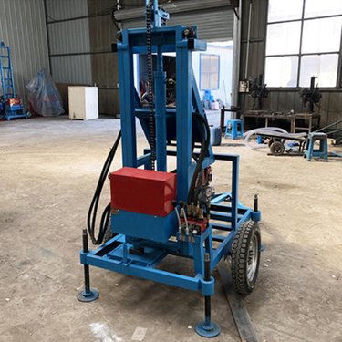 奥莱 农田灌溉百米深孔钻机 民用深水井钻机 柴油打井机