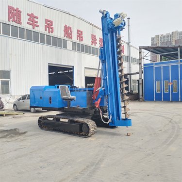 履带光伏打桩机 沙漠液压引孔钻机 地钉光伏桩拧桩机