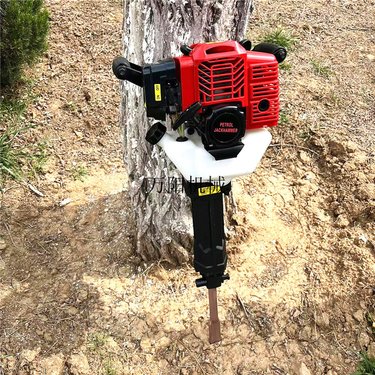 二冲程手提汽油锤 工地施工破碎冲击镐 大功率凿岩机