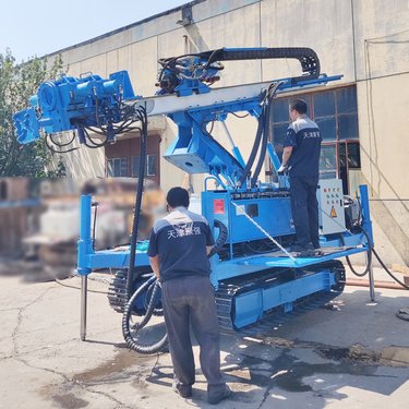 聚强 止水帷幕 旋喷桩多功能钻机 配套高压注浆变频泵