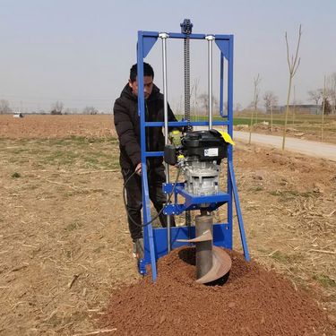 小型山地光伏打孔钻机 捷亚 JYD-225A工程用2米深孔打洞机