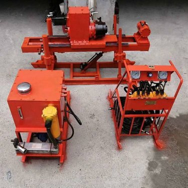 定制矿用KD系列坑道钻机 油压给进 带水泵支撑腿