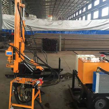 聚仁 小型分体式工程液压 多功能履带式护坡 液压锚固钻机