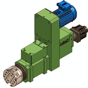 宜兰县伺服展刀动力头,S80-FD880伺服展刀动力头,展刀动力主轴头