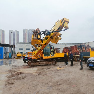 挖改钻光伏工程施工钻孔机 挖掘机连接液压锤转换挖改钻机设备