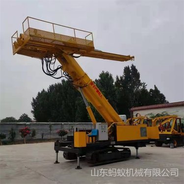 深基坑履带隧道钻机 高支腿水气两用钻孔机 地质勘探家用水井钻机