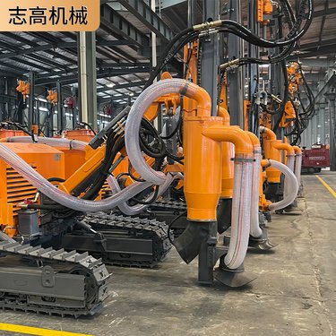 履带式潜孔钻车 隧道巷道掘进锚固钻机 露天煤矿开挖气动凿岩石