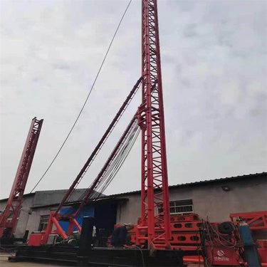 睿泰重工 18米加压抗浮锚杆打桩机 大扭矩油电长螺旋钻机 一钻成孔