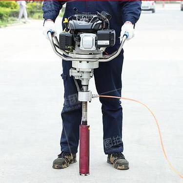 ***背包钻机 地质勘探垂直取芯 便携式背白钻机