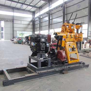 久钻供应200型地质钻机浅层地质勘探钻孔机家用液压打井机