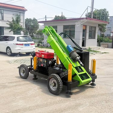 潜孔钻岩石层打孔设备 履带式钻孔注浆加固钻机 多角度勘察取土设备