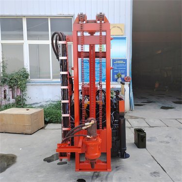 全液压小型光伏钻机 多功能螺旋潜孔钻机械 柴油动力