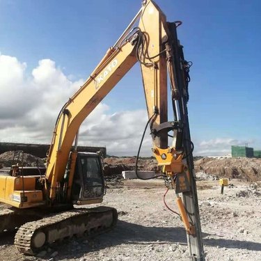 挖改钻机 挖机改液压凿岩机 水井钻机潜孔钻维护简单