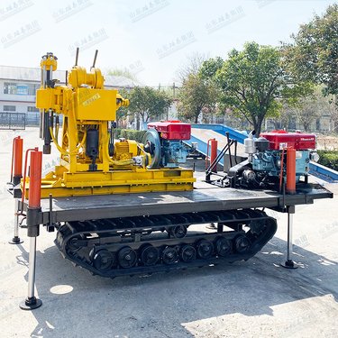 雄泰新款200米液压钻塔岩心钻机 多功能水汽两用打水井机