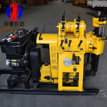 巨匠集团水井钻机 HZ-130Y液压打井机 柴油动力扭矩大效率高