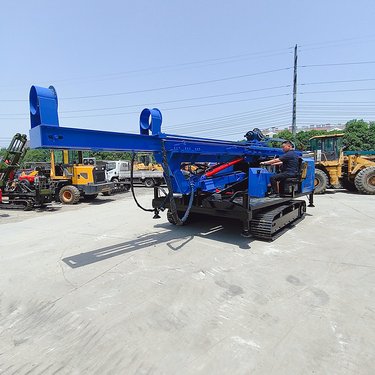 液压高举护坡钻机 边坡支护加固锚杆钻孔机 高臂锚索螺旋钻机批发