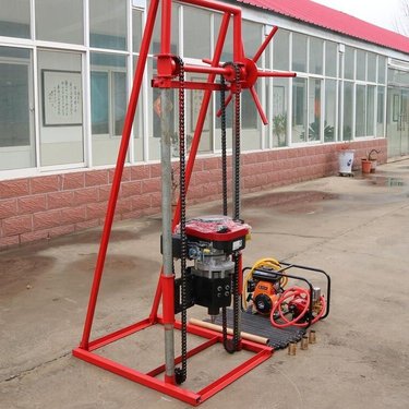 轻便岩石取芯钻机   多功能小型钻机 打爆破 检查孔 打浆灌孔机