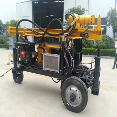 JQZ150气动轮式水井钻机JQZ150气动打井机JQZ150气动潜孔钻机