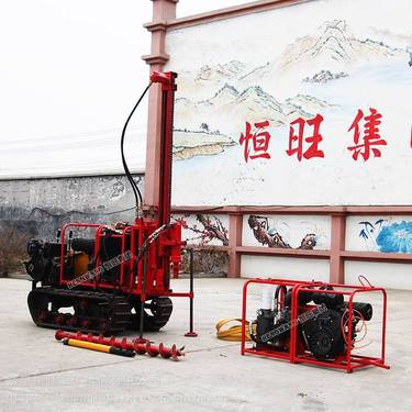 履带潜孔钻机 一体式山地钻机 自行走打炮眼孔钻机
