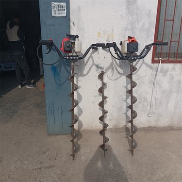 边坡加固锚杆钻机 雷力LLB355螺旋式手持汽油机钻杆可连接操作简单