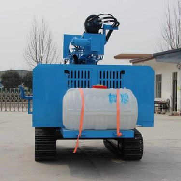 山地光伏打桩机 履带式全液压光伏钻机 太阳能打孔机