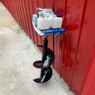 硬土质螺旋挖坑机 手提式多功能刨坑打眼机 螺旋地钻机