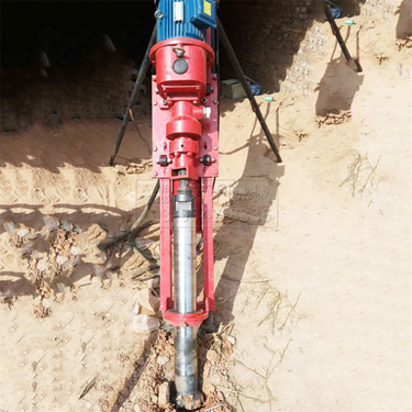 分体式小型电气两用潜孔钻机 KQD100型矿山爆破打孔气动打眼钻机