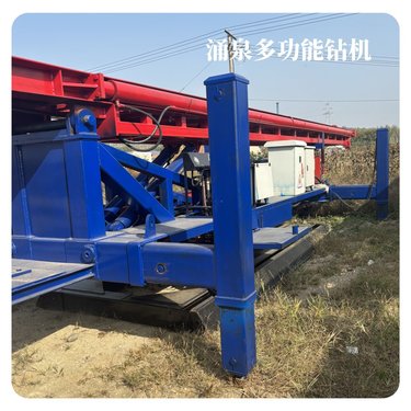 土壤修复长螺旋引孔双油缸加压18米地质勘探钻机注浆加固