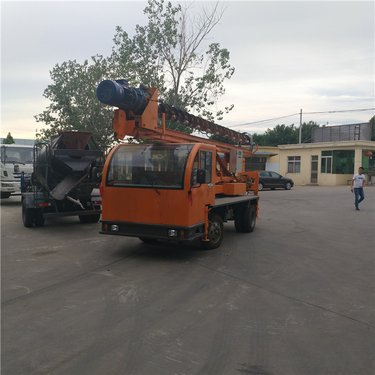 农村小型多功能地基打桩机 轮胎式长螺旋钻机 YH-D270 报