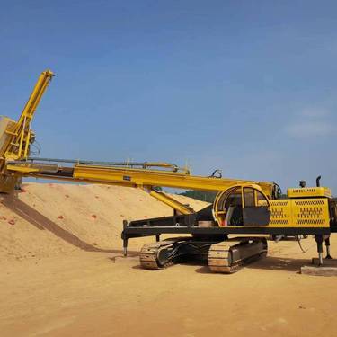 高举升锚固钻机隧道基坑边坡支护电动液压12米伸缩臂履带锚杆钻车