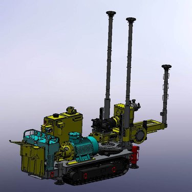 煤矿用履带式全液压坑道钻机 ZDY3500LPS 效率高 功率损失小