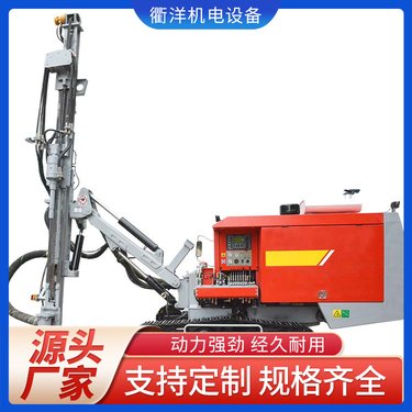 红五环 B5全液压露天潜孔钻机 液压马达链条推进