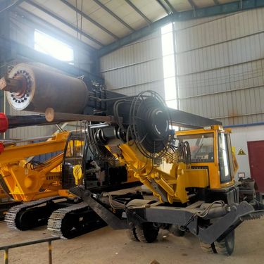 房屋建筑一杆式打桩机 桥梁地基坑道钻孔机 履带式方杆旋挖钻机