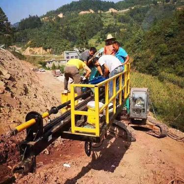 全液压挖改钻机 矿山深孔隧道爆破用凿岩机 支持定制